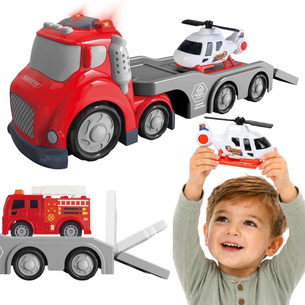 export Gaisrininkų Sunkvežimis su Garso ir Šviesos Efektais 53156 - Image 1