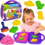 Kinetinio smėlio rinkinys Dinosaurus 13 vnt 58755