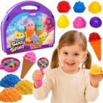 Kinetinio smėlio rinkinys Ledų parduotuvė 13 vnt. 58748