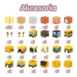 Magnetiniai Konstrukcijos Kubeliai Statybų Vieta 49 vnt. 58960 - Image 3
