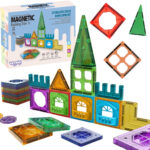 Magnetiniai Konstrukciniai Blokai 3D Edukacinis Rinkinys Pilis 30 vnt. 54962 - Image 6