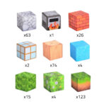Magnetiniai Konstrukciniai Blokai Blokų Pasaulis 108 vnt. 55976 - Image 13