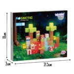 Magnetiniai Statybiniai Blokai Miškas 75 vnt. 58922 - Image 7