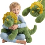 Svorinis pliušinis žaislas sunkus dinozauras, 1,5 kg 58403