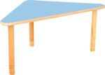 Trikampis stalas „Flexi“ 108 × 80 × 80 cm – HPL skirtingų spalvų