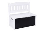 3-in-1 Medinė žaislų dėžė su sėdyne ir piešimo lenta TK366 - Image 7