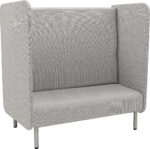 Dvivietė sofa „Inflamea 1“ su akustine sienele