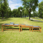 Lauko purvo žaidimų stalų rinkinys (3 vnt.) HW1-S035-A