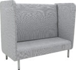 Trivietė sofa „Inflamea 1“ su akustine sienele