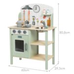 Žalia medinė virtuvė su priedais TJ250 - Image 6