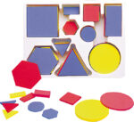 Spalvotos geometrinės figūros  500014