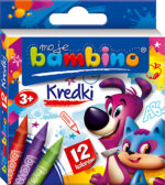 Bambino kreidelės, 12 spalvų  115001