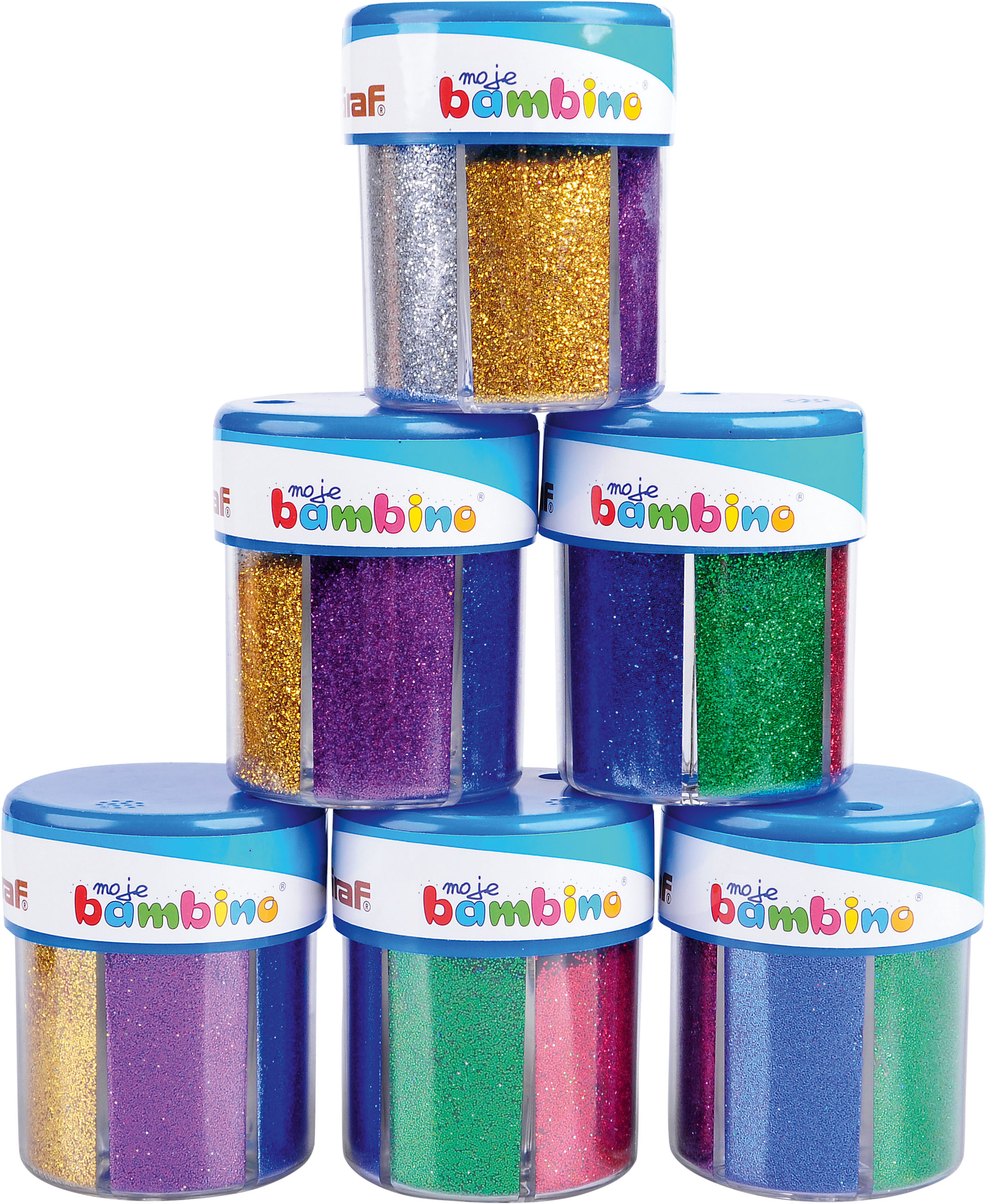 523062_a_13 BIO blizgučių rinkinys, 6 spalvos, 75 g 523062 - Image 1