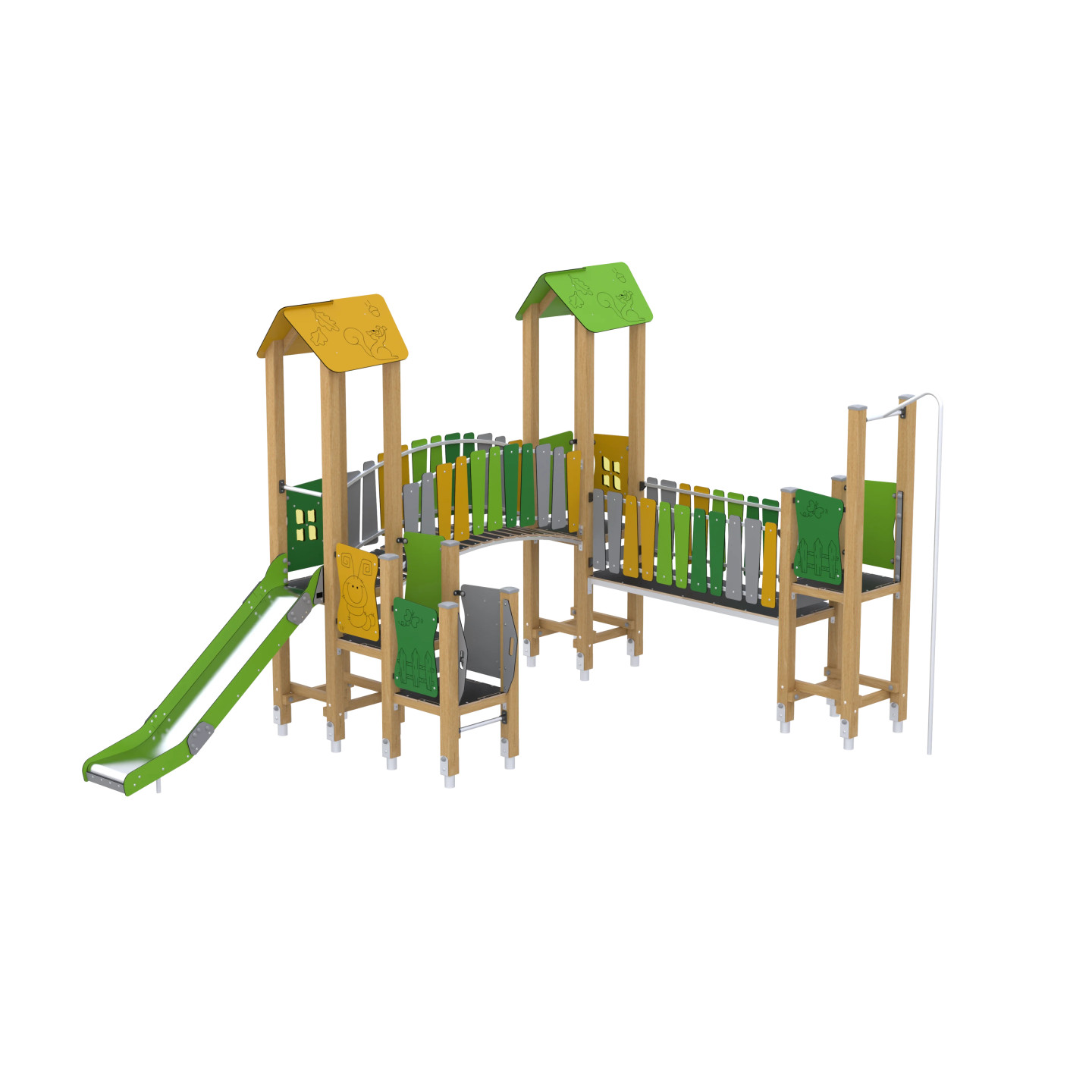 zdnl-0017 Kompleksinė lauko žaidimų aikštelė ZDNL/0017 - Image 1
