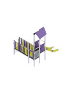 Kompleksinė lauko žaidimų aikštelė ZZCC/0002 - Image 2