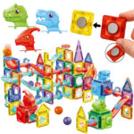Magnetinės konstrukcijos blokeliai 3D Kamuolių Takas 170 vnt. 54863 - Image 7