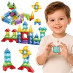 Magnetiniai konstrukciniai blokai 3D  63 vnt. 54887