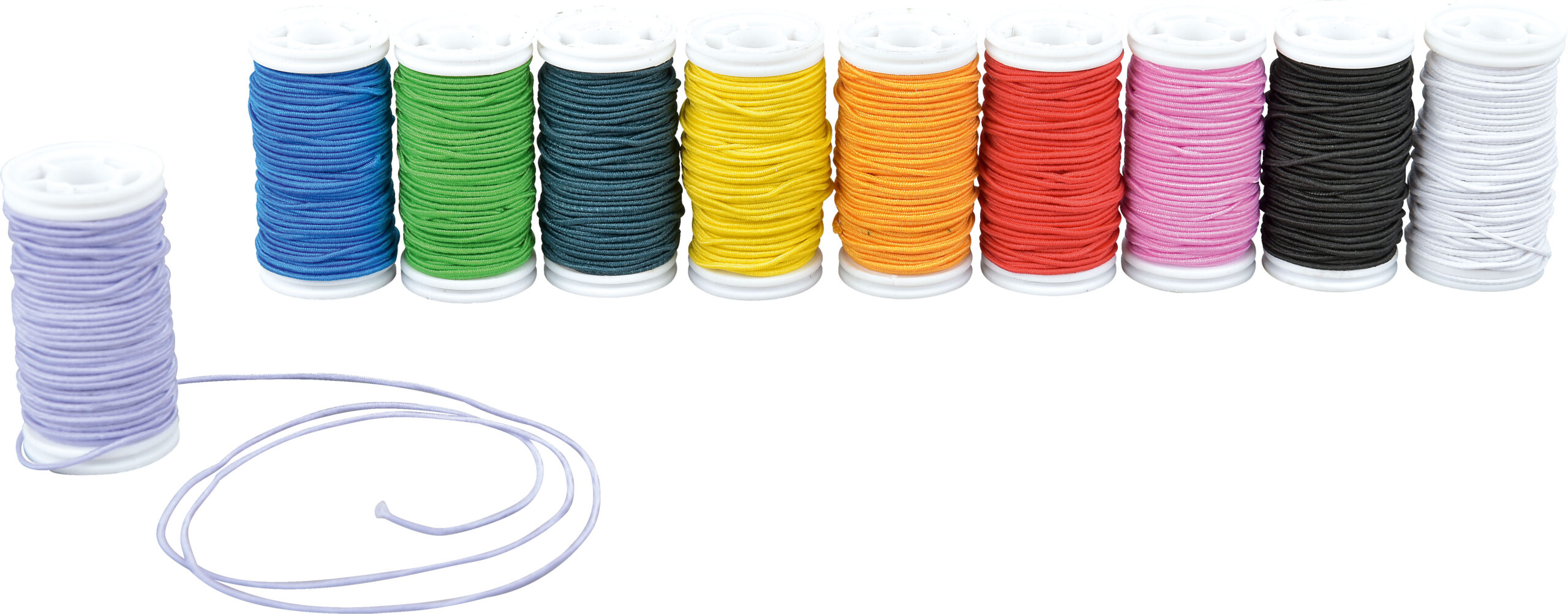 603093_c_16 Spalvotos elastinės virvelės, 10 spalvų 603093 - Image 1
