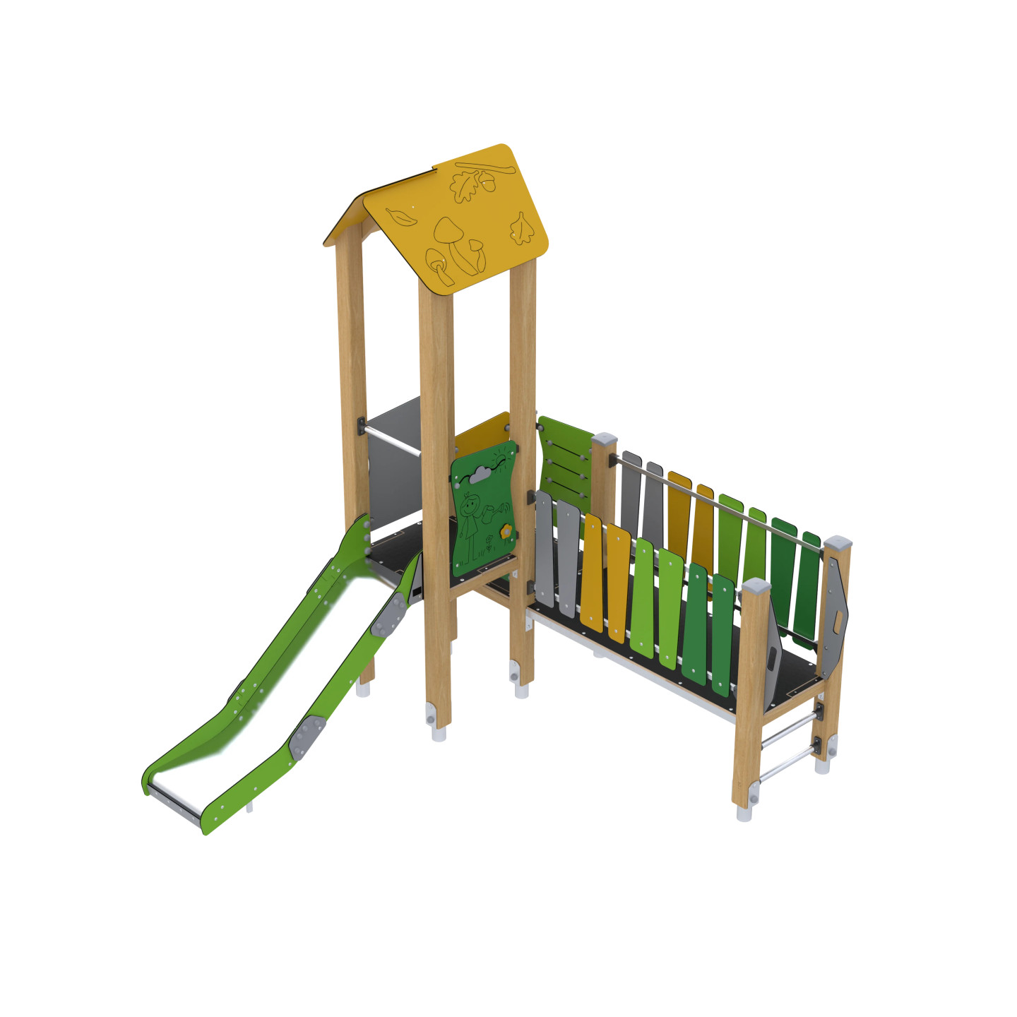 zdnl-0002 Kompleksinė lauko žaidimų aikštelė ZDNL/0002 - Image 1