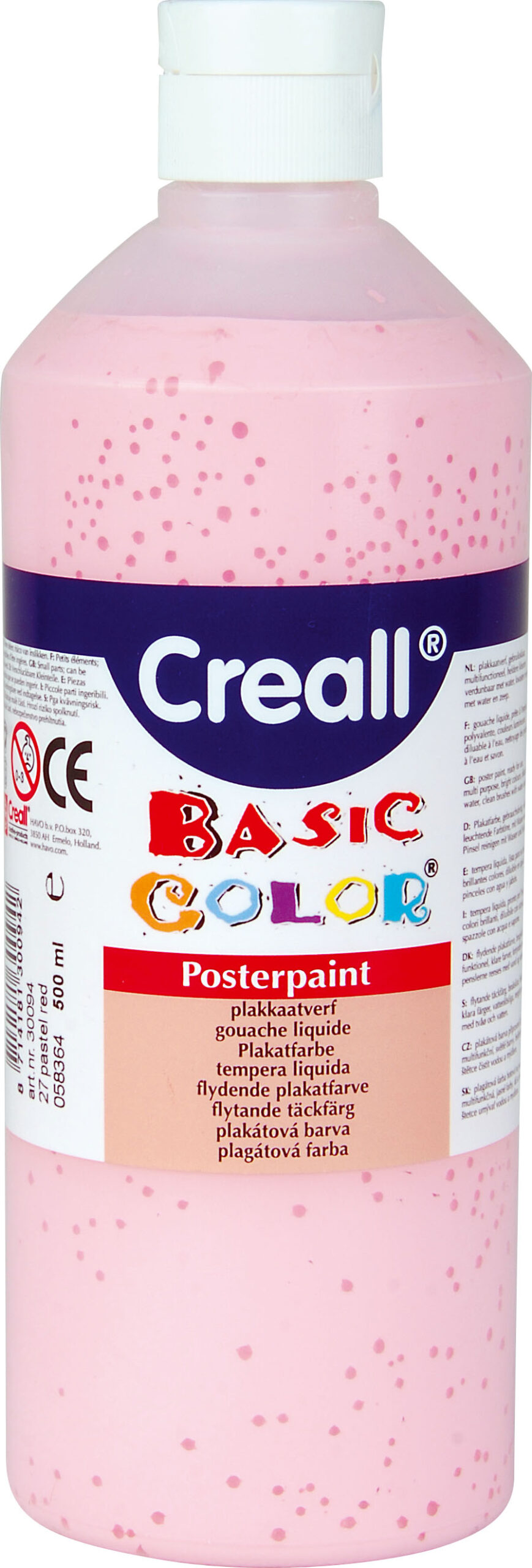 605047_a_11 Pasteliniai vandens pagrindo dažai 500 ml 1 vnt. įvairių spalvų - Image 1
