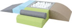 Minkštų formų rinkinys su kvadratiniu kamuoliukų baseinu  ZEST5922PU - Image 3