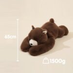 Svorinis pliušinis žaislas Meškiukas, 1,5 kg - Image 4