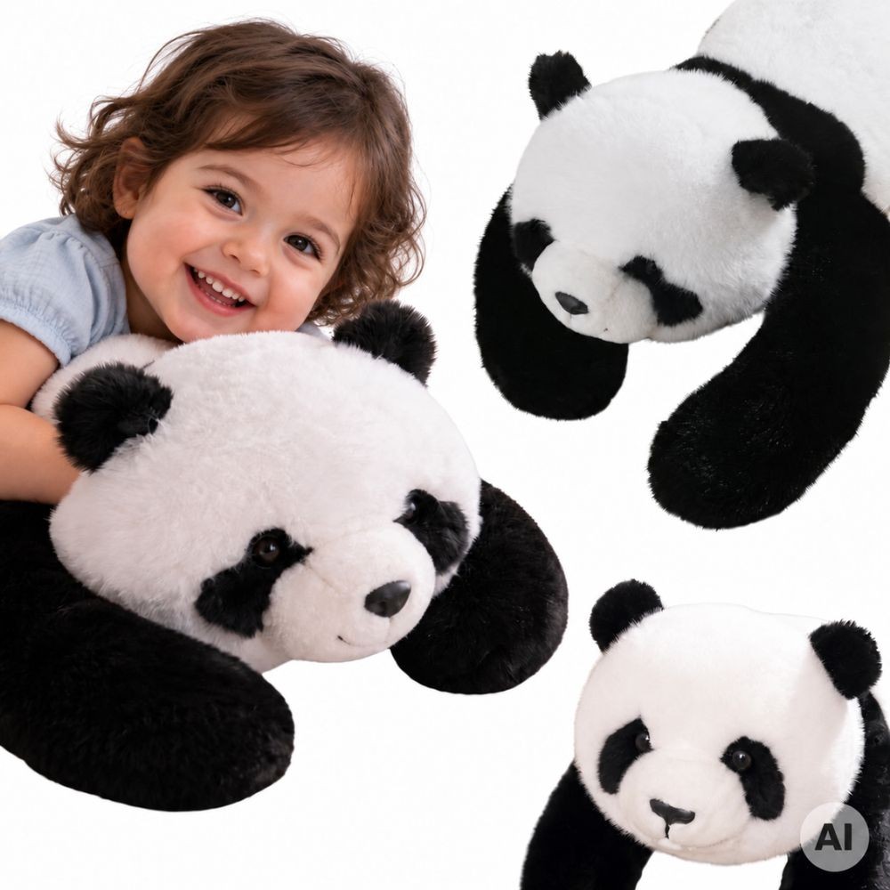 export Svorinis pliušinis žaislas Panda, 1 kg - Image 1