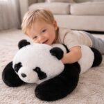 Svorinis pliušinis žaislas Panda, 1,5 kg - Image 4