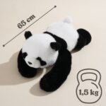 Svorinis pliušinis žaislas Panda, 1,5 kg - Image 6