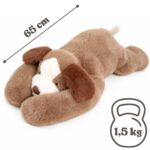 Svorinis pliušinis žaislas Šuniukas, 1,5 kg - Image 6