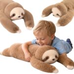 Svorinis pliušinis žaislas Tinginys, 1,5 kg