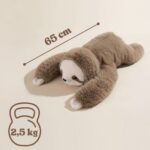 Svorinis pliušinis žaislas Tinginys, 2,5 kg - Image 4